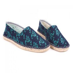 Alpargatas con estampado turquesa de la PeSeta by Marc Jacobs