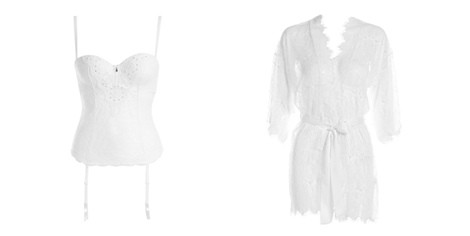 Piezas de la colección 'La Novia de Invierno' de Yamamay para otoño/invierno 2014
