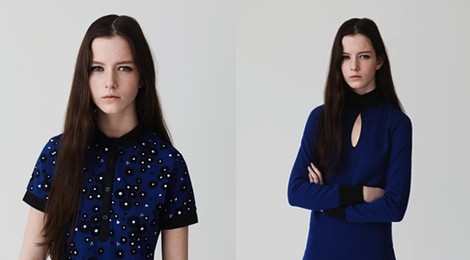 Azul y negro, dos colores muy presentes en la colección otoño/invierno de Fred Perry