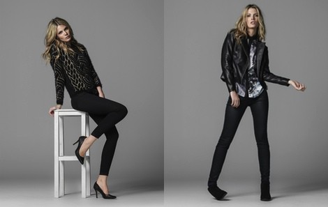 Look de cuero de la colección otoño/invierno 2014/2015 de Salsa