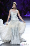 Vestido con mucho vuelo de Francis Montesinos en Madrid Fashion Week primavera/verano 2015