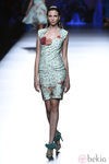 Vestido con detalles marinos de Francis Montesinos en Madrid Fashion Week primavera/verano 2015