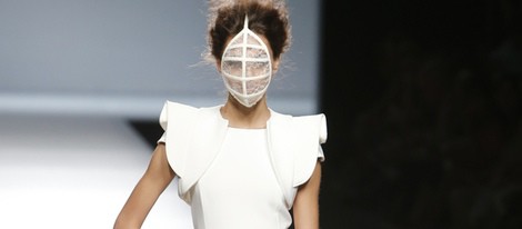 Vestido con volúmen de Maya Hansen en Madrid Fashion Week primavera/verano 2015
