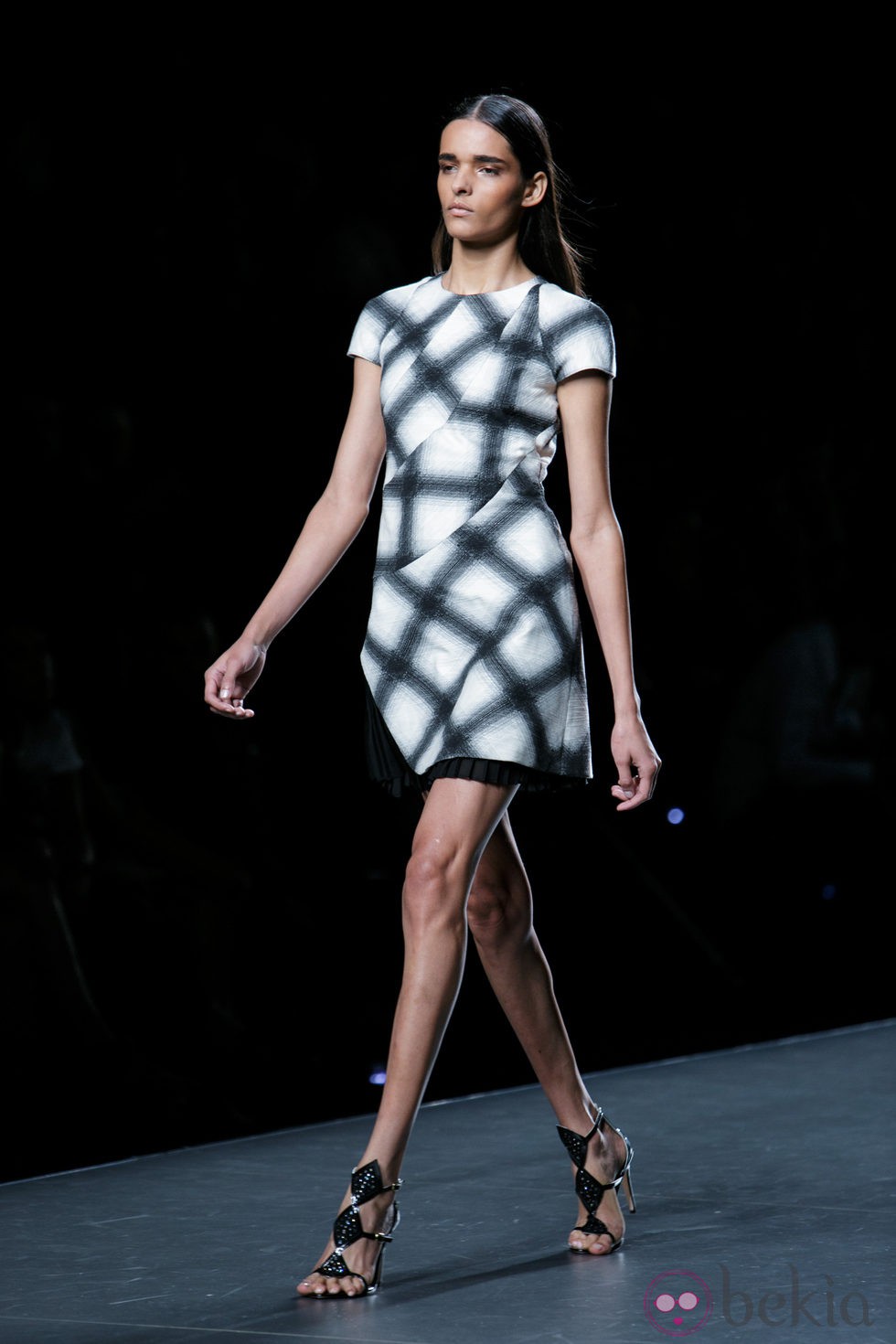 Vestido de rombos de Roberto Torretta en Madrid Fashion Week primavera/verano 2015
