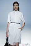 Vestido bata blanco de Davidelfin en Madrid Fashion Week primavera/verano 2015