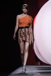 Top naranja de Alvarno primavera/verano 2015 en Madrid Fashion Week
