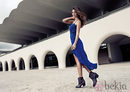 Malena Costa con botines negros de Refresh para otoño/invierno 2014