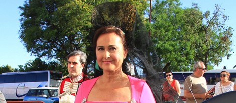 Carmen Tello con mantilla