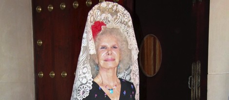 La Duquesa de Alba con mantilla
