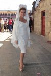 Norma Duval con mantilla
