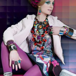 Ángela Cremonte, muy colorida en la campaña otoño/invierno 2014 de Tantrend