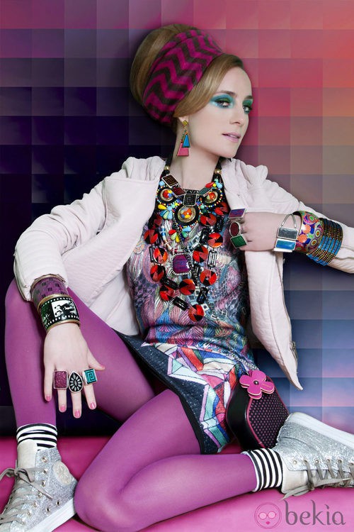 Ángela Cremonte, muy colorida en la campaña otoño/invierno 2014 de Tantrend