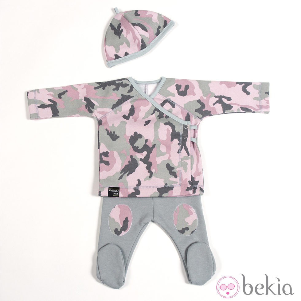 Jersey, polaina y gorro de la línea 'Camouflage' de Walking mum