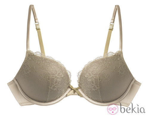 Sujetador dorado de la colección 'Dark Seduction' de Women'secret
