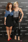 Elsa Pataky y Paula Ortiz en la presentación de la colección 'Dark Seduction' de Women'secret
