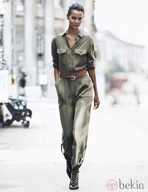 Jumpsuit verde militar de H&M para otoño/invierno 2014