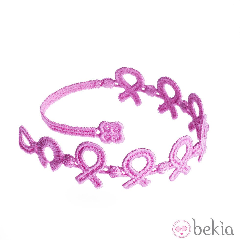 La pulsera 'Lazo Rosa' de Crucini C para luchar contra el cáncer de mama