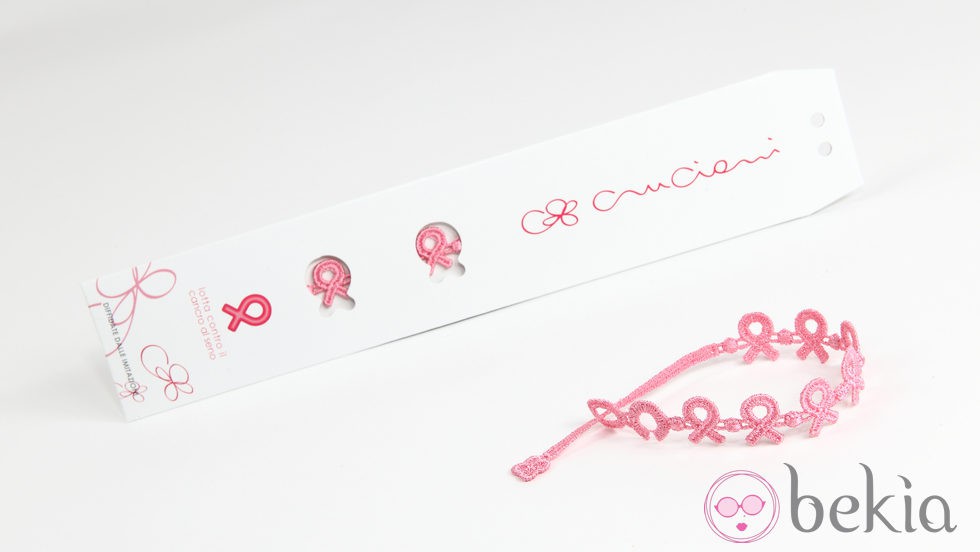 Cruciani C presenta una nueva pulsera con fines benéficos, 'Lazo Rosa'