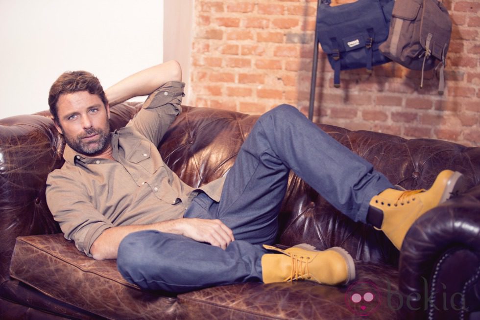 David Ascanio en la presentación de la colección otoño 2014 de Merkal Calzados