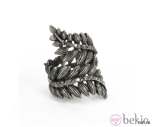 Anillo en plata con pedrería de la firma Tantrend para la colección 'Juego de Tronos'