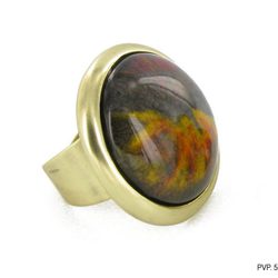 Anillo en dorado con semiesfera de Tantrend para la colección 'Juego de Tronos'