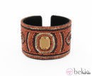Brazalete en tonos marrones con pedrería para la colección 'Juego de Tronos' de Tantrend