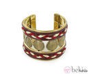 Brazalete dorado con detalles trenzados y esféricos de Tantrend para la colección 'Juego de Tronos'