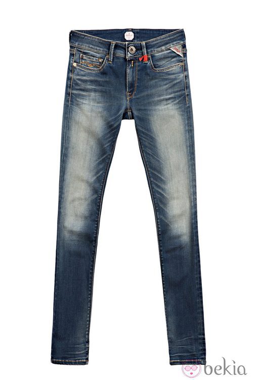 Vaqueros Replay 'Hyperflex' con efecto lavado de la colección otoño/invierno 2014
