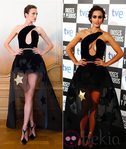¿Quién lo llevar mejor? Nieves Álvarez y Megan Montaner con el mismo diseño de Stéphane Rolland