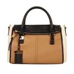 Bolso en camel, beige y negro de la nueva colección otoño/invierno 2014 de Nine West