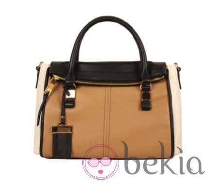 Bolso en camel, beige y negro de la nueva colección otoño/invierno 2014 de Nine West