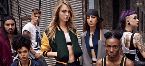 Cara Delevingne presenta su nueva colección para DKNY