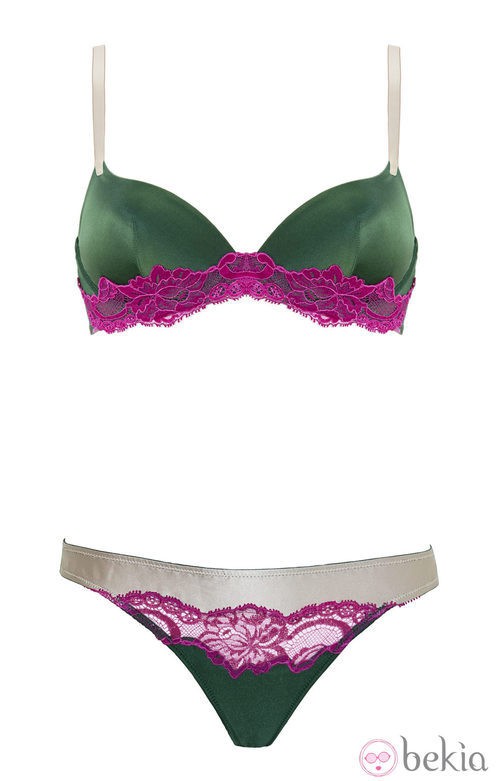 Conjunto de lencería de la nueva colección otoño/invierno 2014/2014 de Andrés Sardá