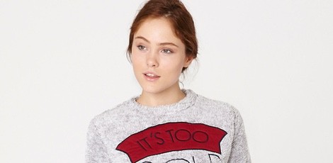 Pijama de Oysho & Mr. Wonderful con mensaje para invierno 2014