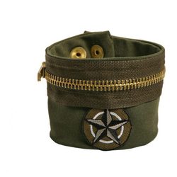 Pulsera khaki con cremallera de Namdalay