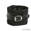 Pulsera negra con hebilla de Namdalay
