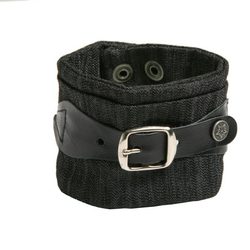Pulsera negra con hebilla de Namdalay