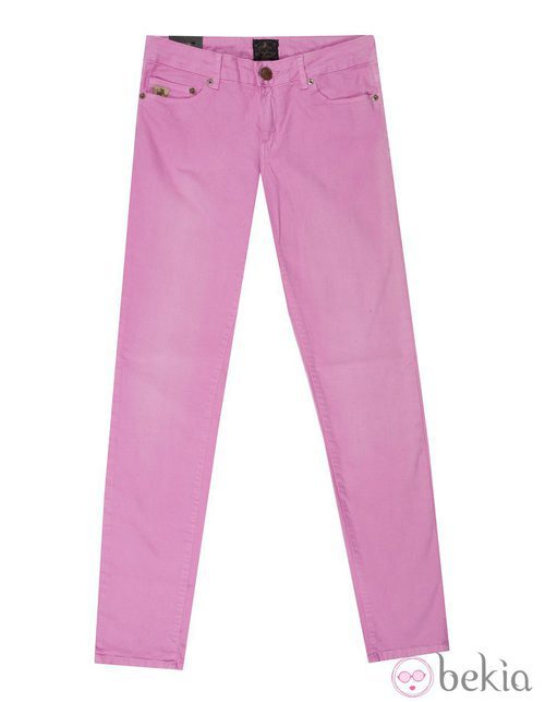 Vaqueros de color de la colección otoño/invierno 2014/2015 de Lois