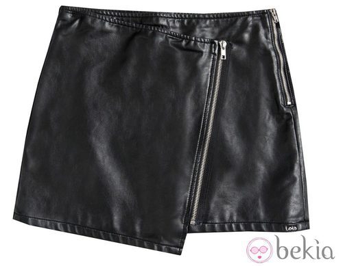 Falda de cuero de la colección otoño/invierno 2014/2015 de Lois