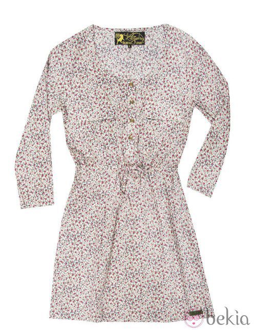 Vestido con estampado floral de la colección otoño/invierno 2014/2015 de Lois