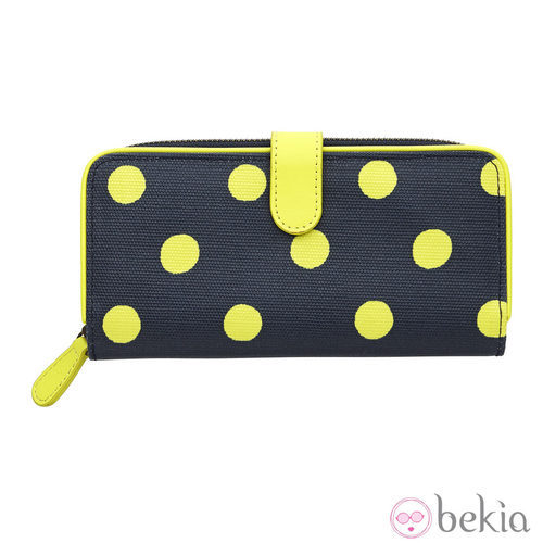 Cartera con lunares de neón de la colección navideña de Cath Kidston