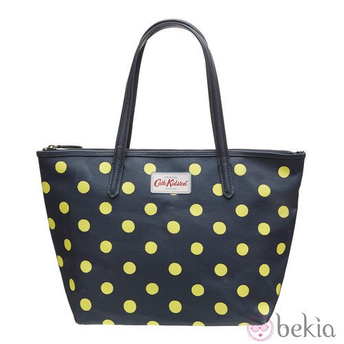 Bolso de lunares de neón de la colección navideña de Cath Kidston