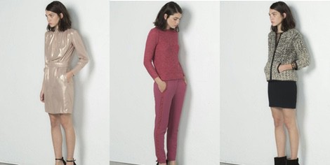 Conjuntos metalizado, cereza y bicolor de Hoss Intropia para Invierno 2014