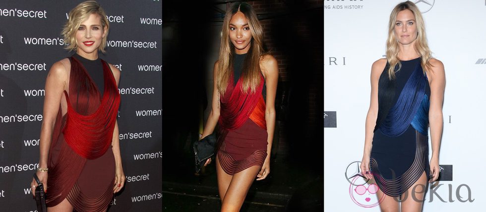 Elsa Pataky, Jourdan Dunn y Bar Refaeli con el mismo vestido de Stella McCartney