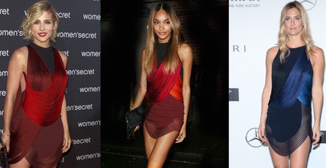 Elsa Pataky, Jourdan Dunn y Bar Refaeli con el mismo vestido de Stella McCartney