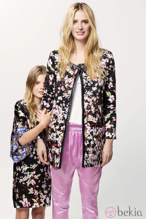 Chaqueta de inspiración floral de Adriana Iglesias para invierno 2015