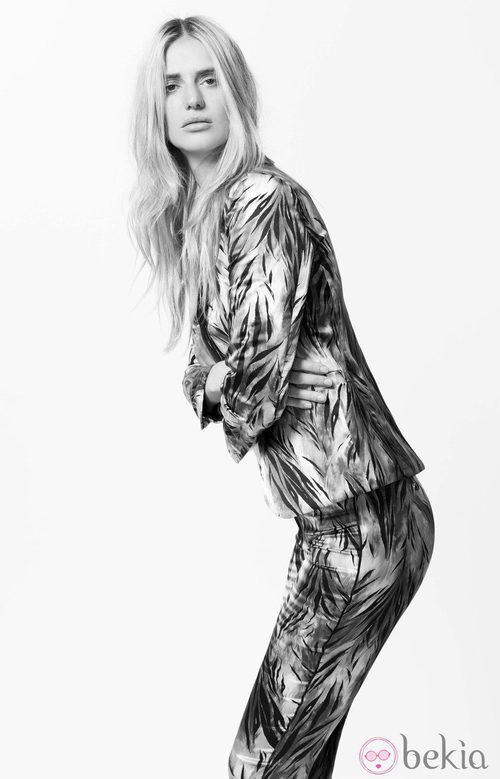 Conjunto estampado de Adriana Iglesias para invierno 2015
