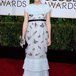Keira Knightley con un diseño de Chanel en los Globos de Oro 2015