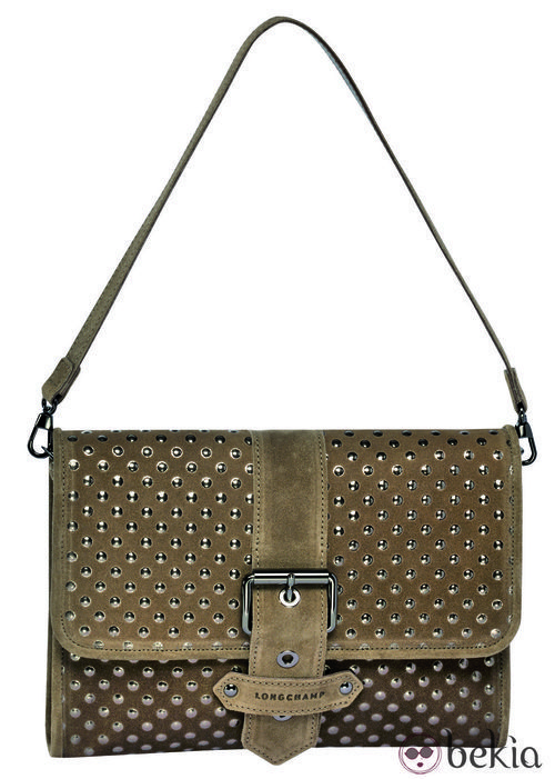 Bolso de Longchamp marrón de la colección primavera 2015