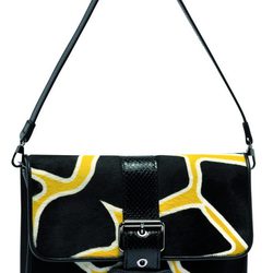 Bolso de Longchamp con estampado de jirafa de la colección primavera 2015